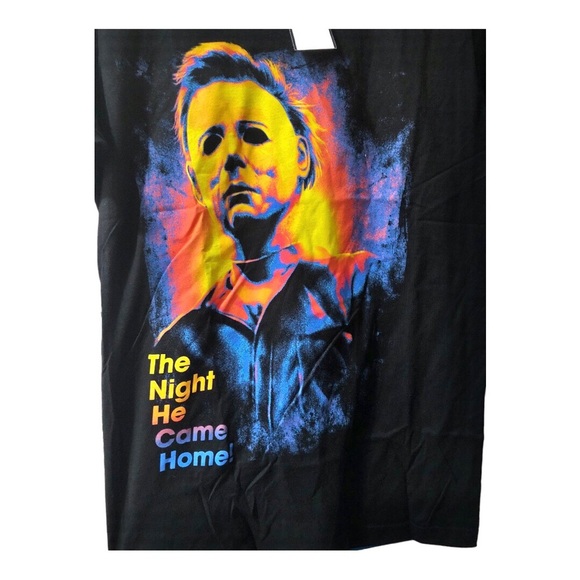 Mike Myer’s Halloween ‘the night he came home’ graphic print black tshirt size S - Picture 3 of 8